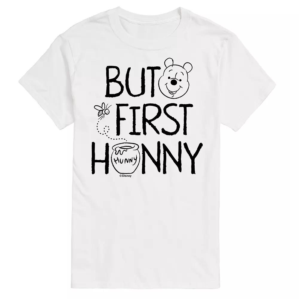 Disney's Winnie the Pooh Big & Tall But First Hunny Graphic Tee, Men's,  Product Image