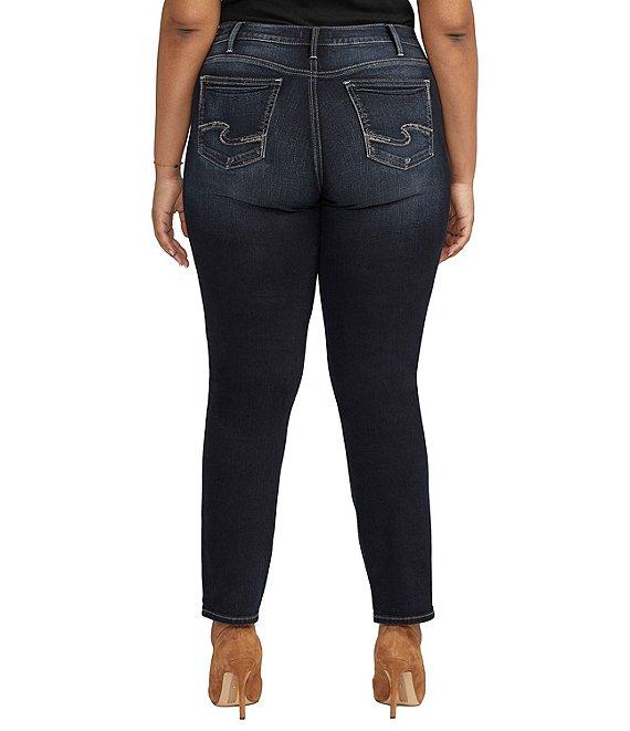 Silver Jeans Co. Plus Size Suki Mid-Rise Straight Leg Jeans Product Image