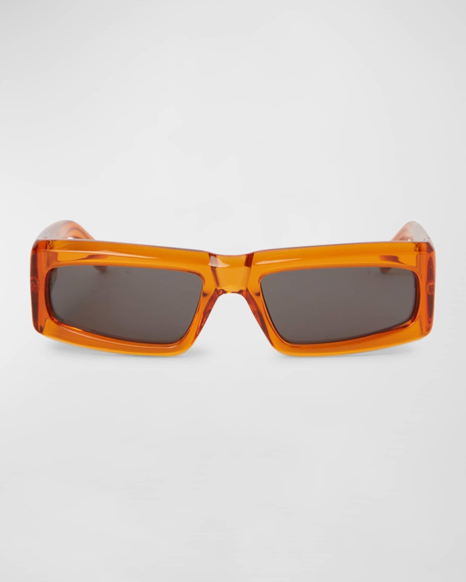 Mens Yreka Acetate Rectangle Sunglasses Product Image