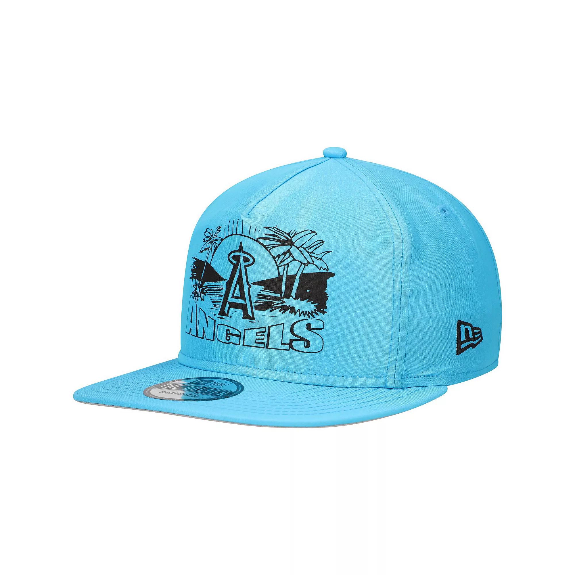 Men's New Era Blue Los Angeles Angels Neon Golfer Snapback Hat Product Image