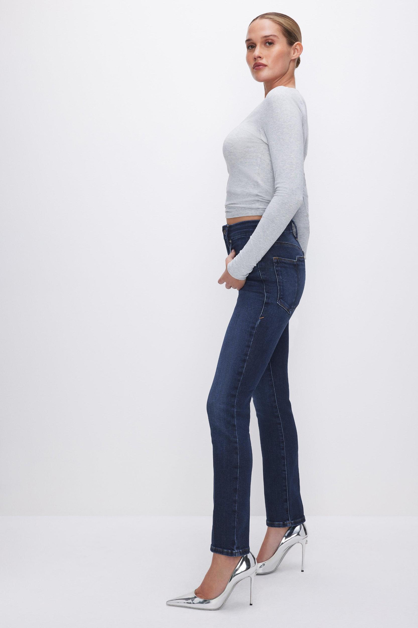 SOFT-TECH GOOD CLASSIC SLIM STRAIGHT JEANS | INDIGO572 Product Image