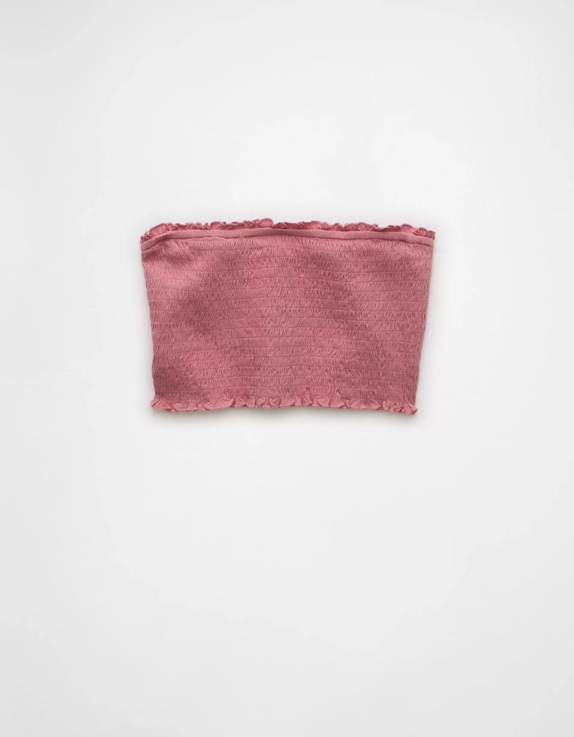 AE Sunchaser Knit Smocked Bandeau Product Image