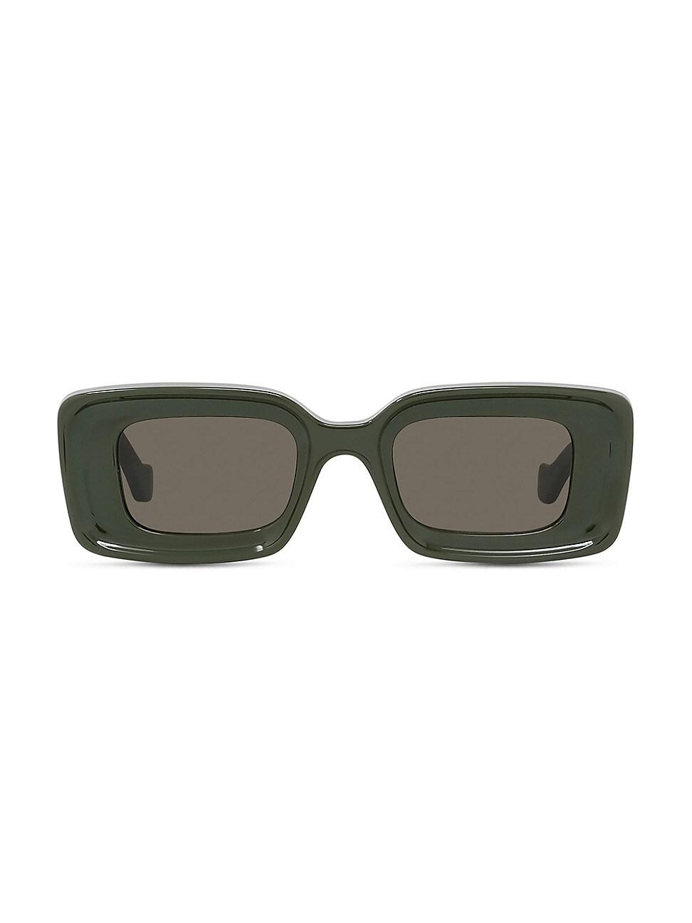 Womens Chunky Anagram Rectangle Sunglasses Product Image