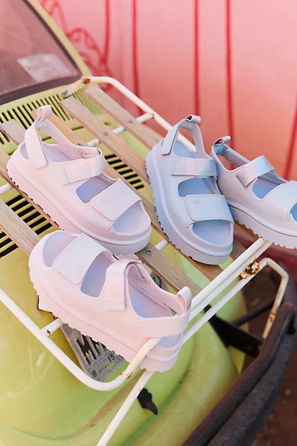 Womens Goldenglow Platform Sandals Product Image