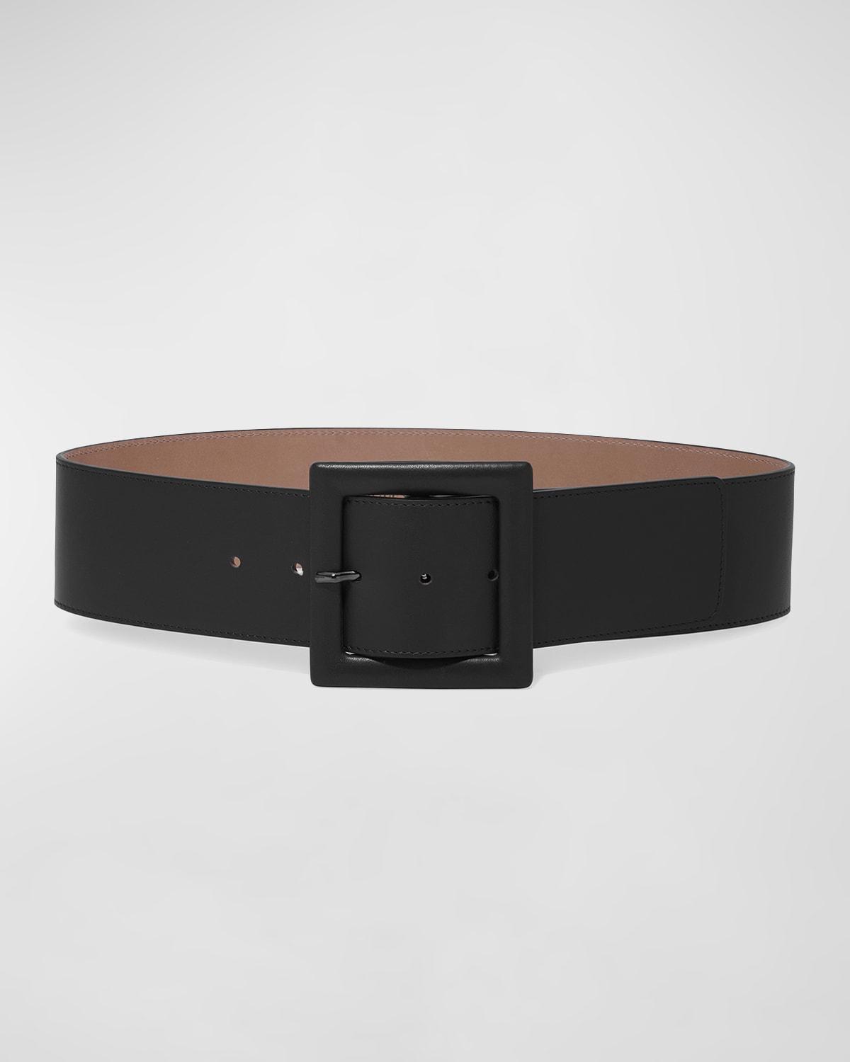 Womens Icon Large Square Buckle Belt Product Image