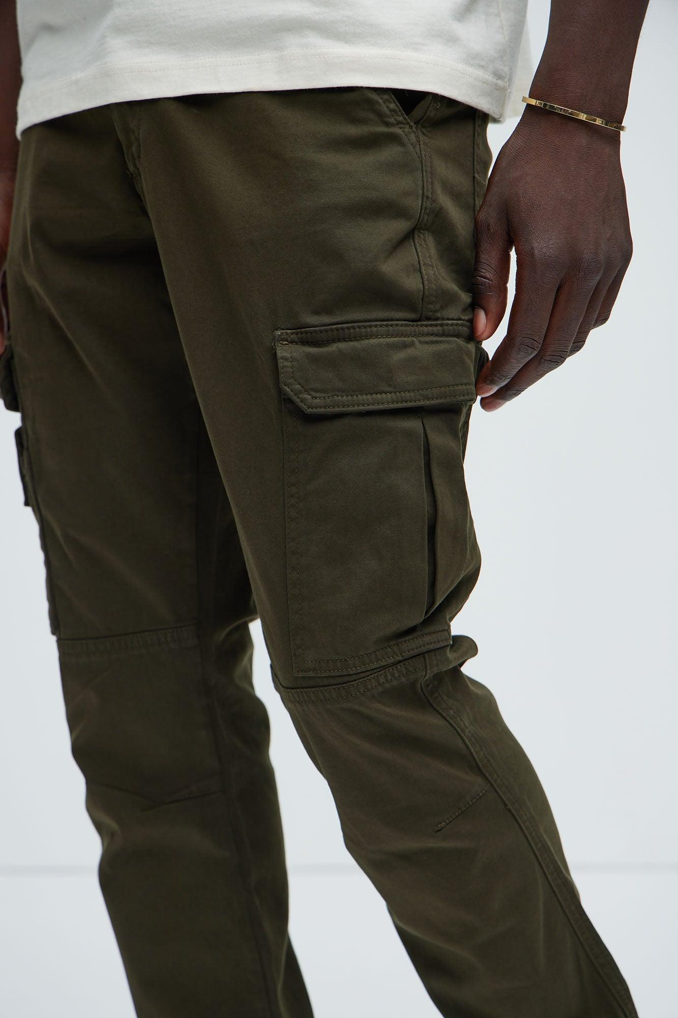 Slim Kryptonite Cargo Jogger - Olive Product Image