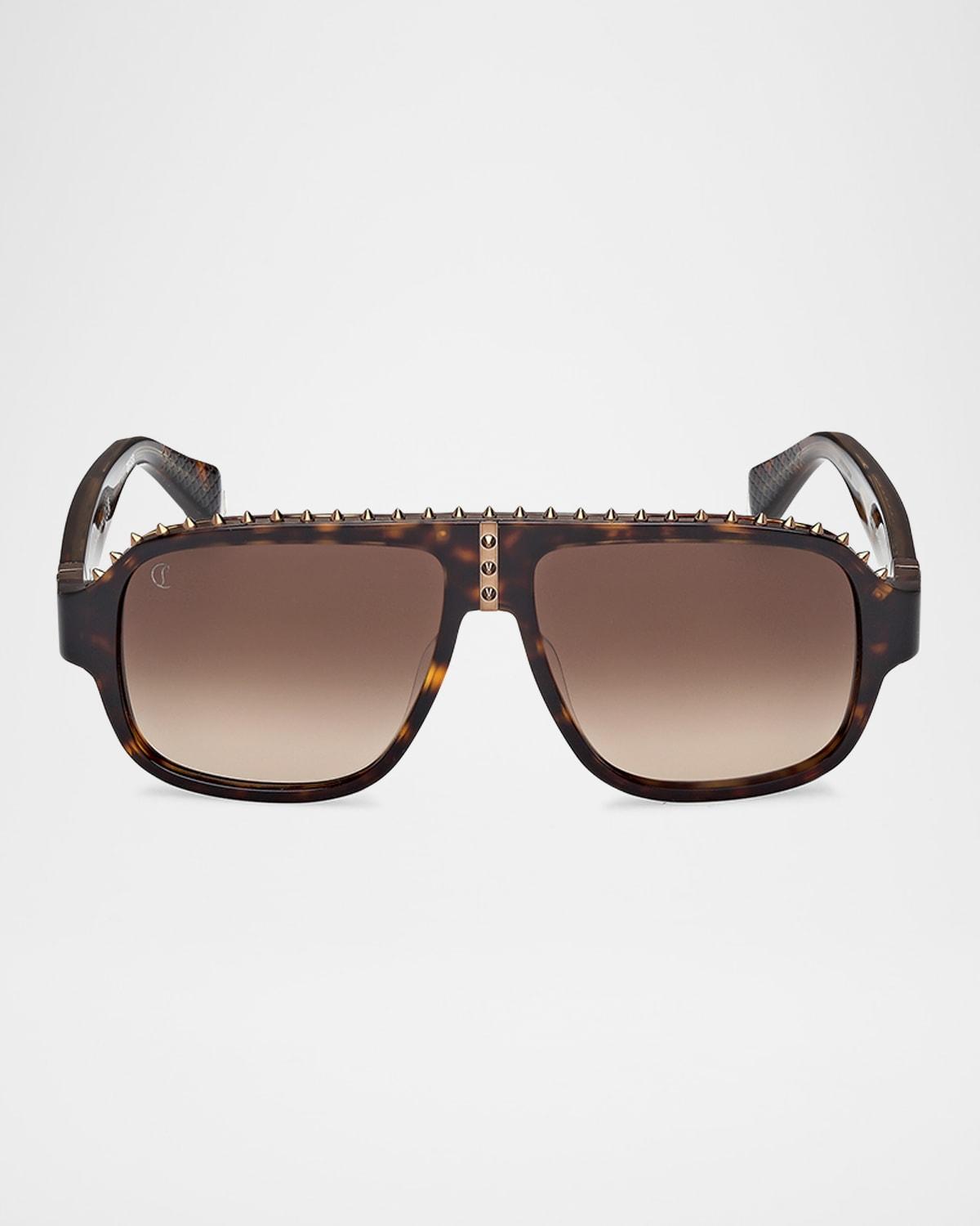 Mens LB0005M Acetate Aviator Sunglasses Product Image