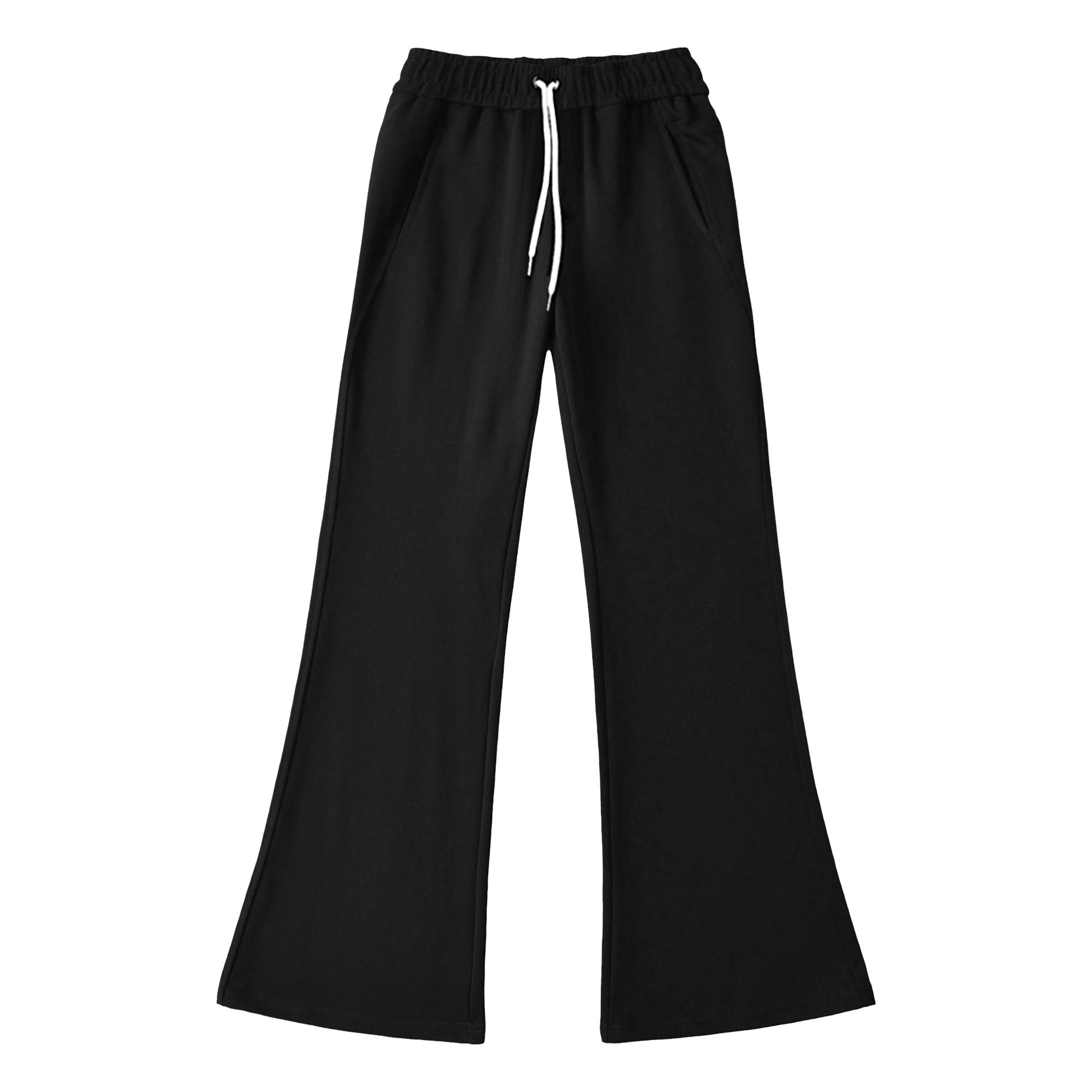 Men's Essentials Everyday Black Flared Sweatpants Product Image