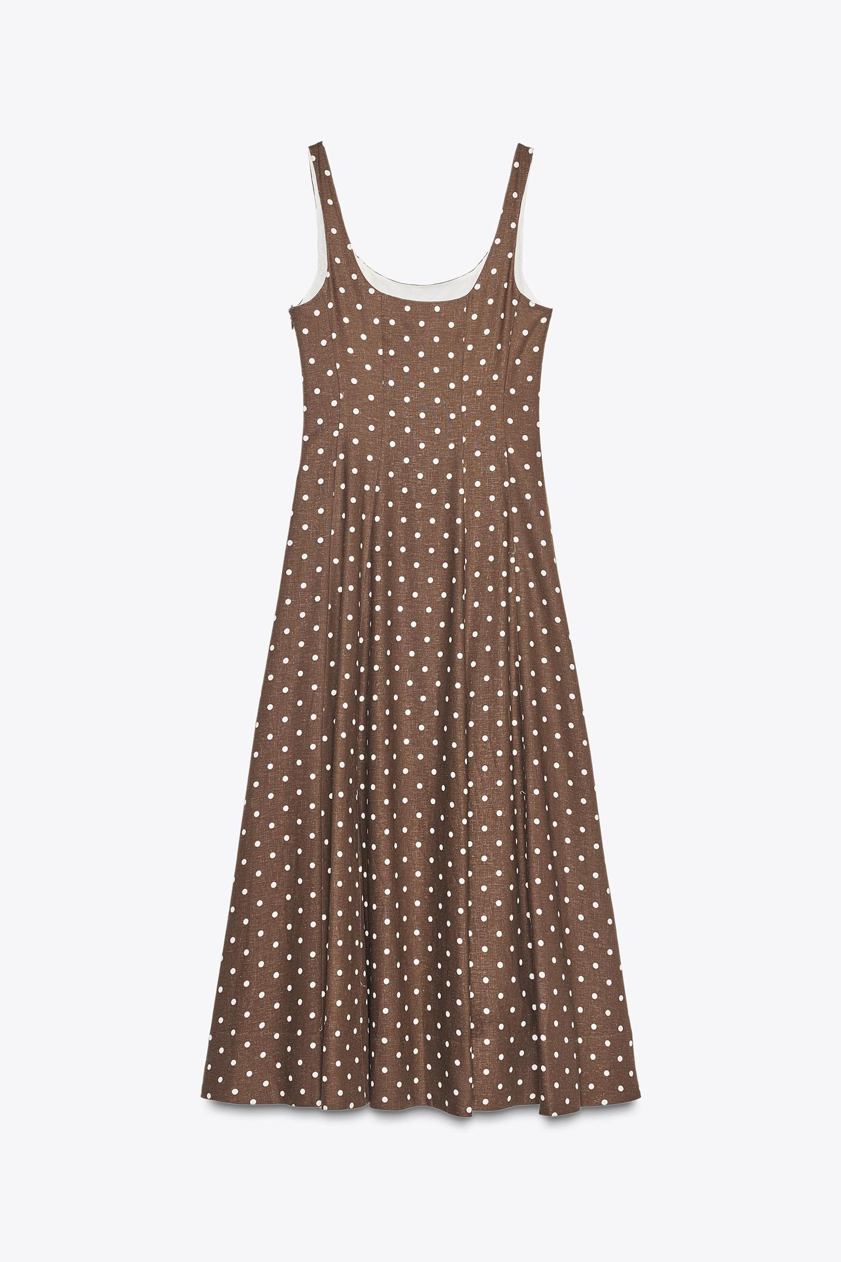 POLKA DOT MIDI DRESS Product Image