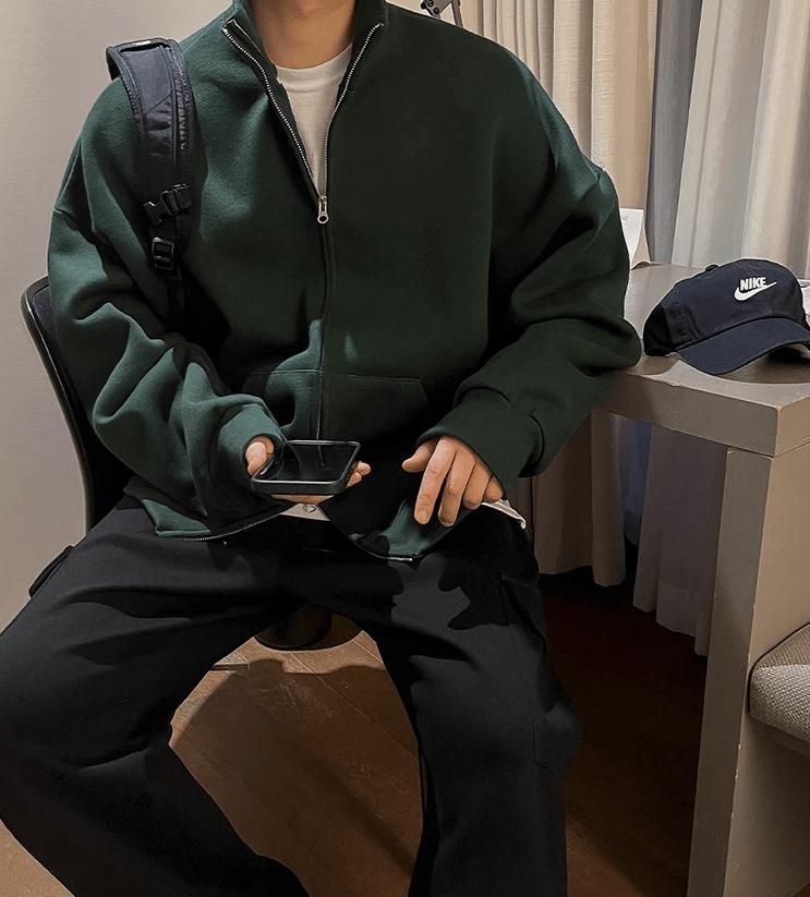 RT No. 9746 FULL ZIP-UP SWEATER Product Image