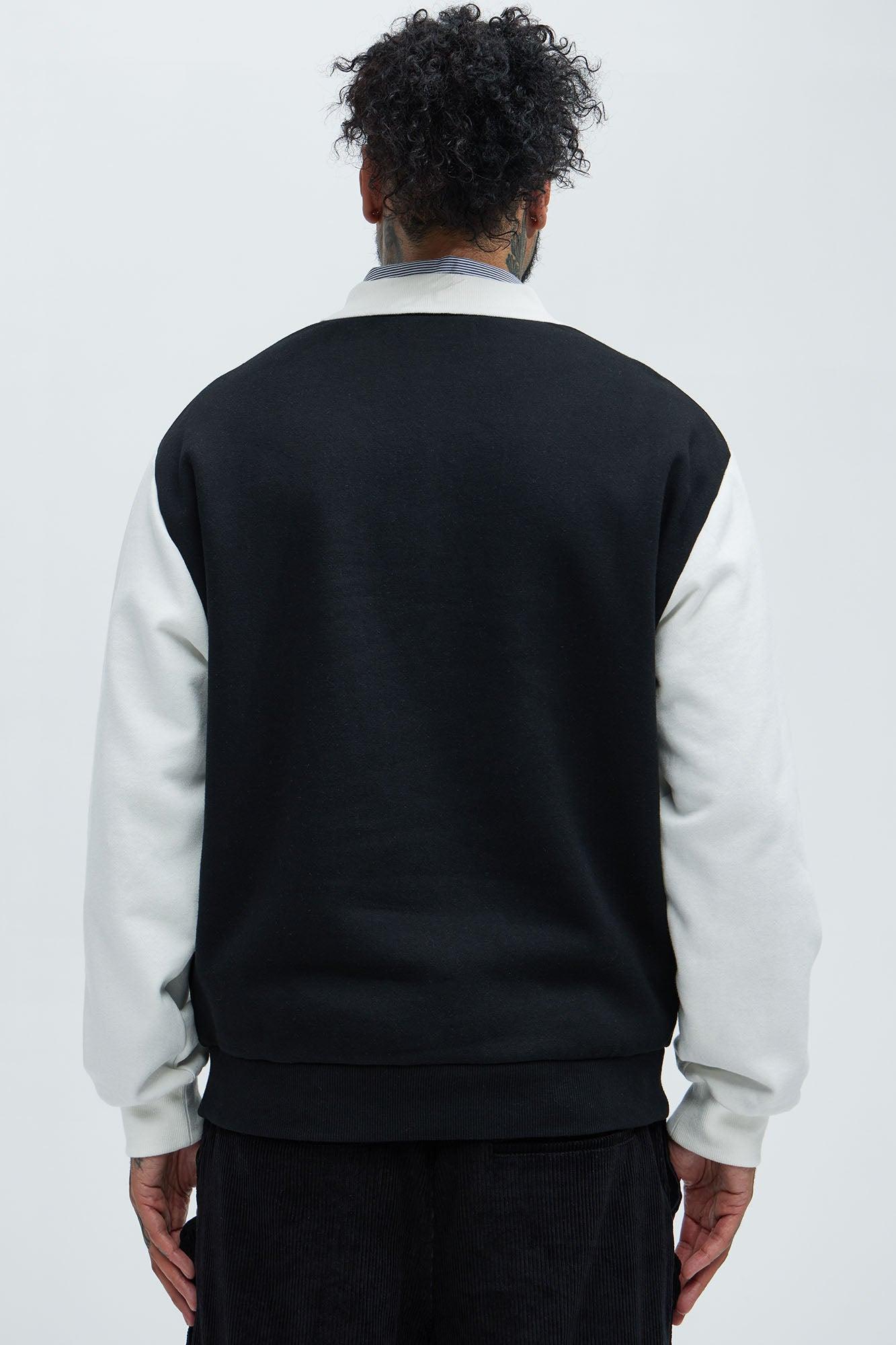 Tyson Saints Fleece Long Sleeve Polo - Black/combo Product Image