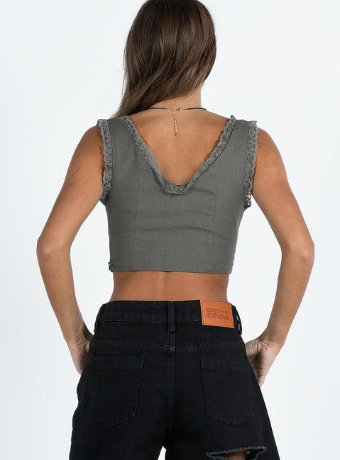 Scarlett Top Slate Grey Product Image
