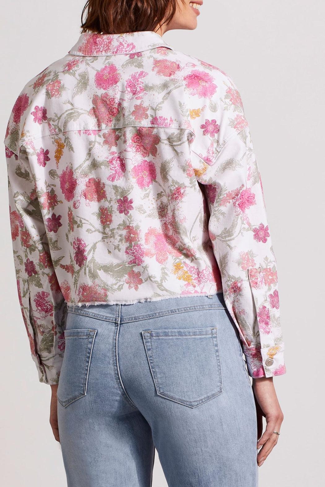 Floral Cropped Shacket Product Image
