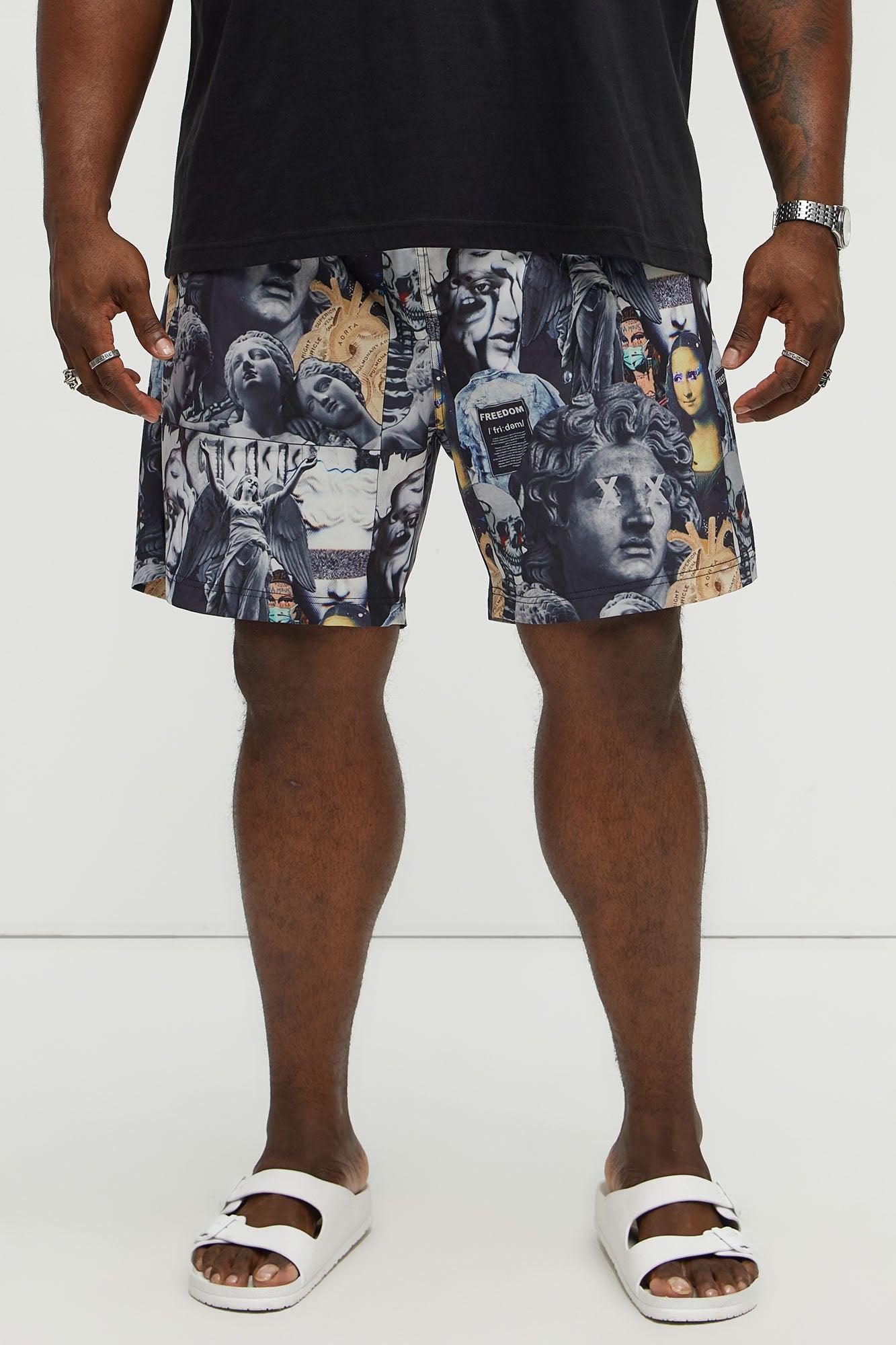 Palazzo Splash Swim Classic Trunk - Black/combo Male Product Image