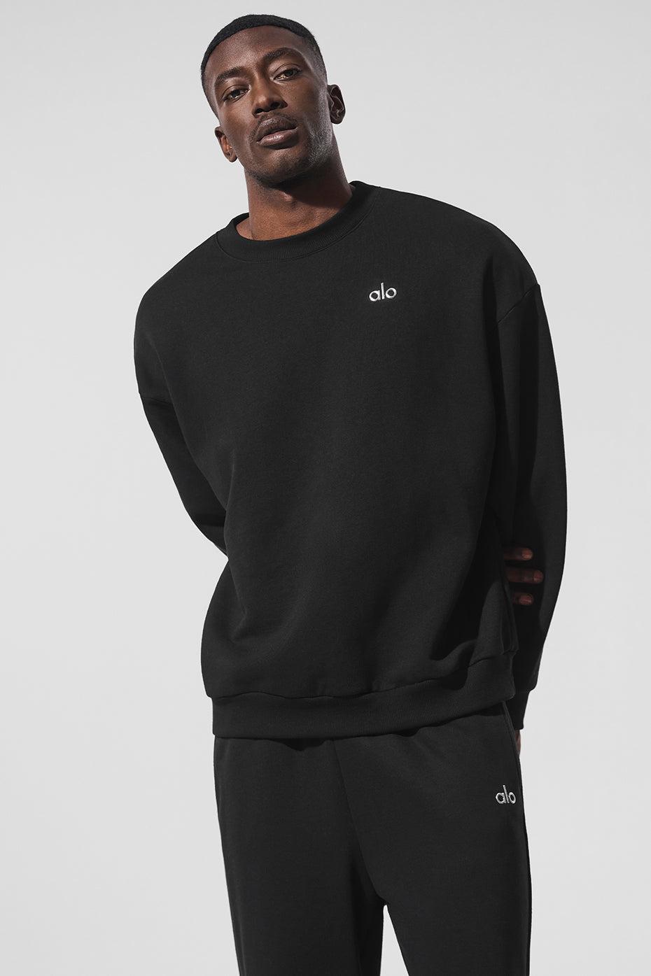 Accolade Crew Neck Pullover - Black Product Image
