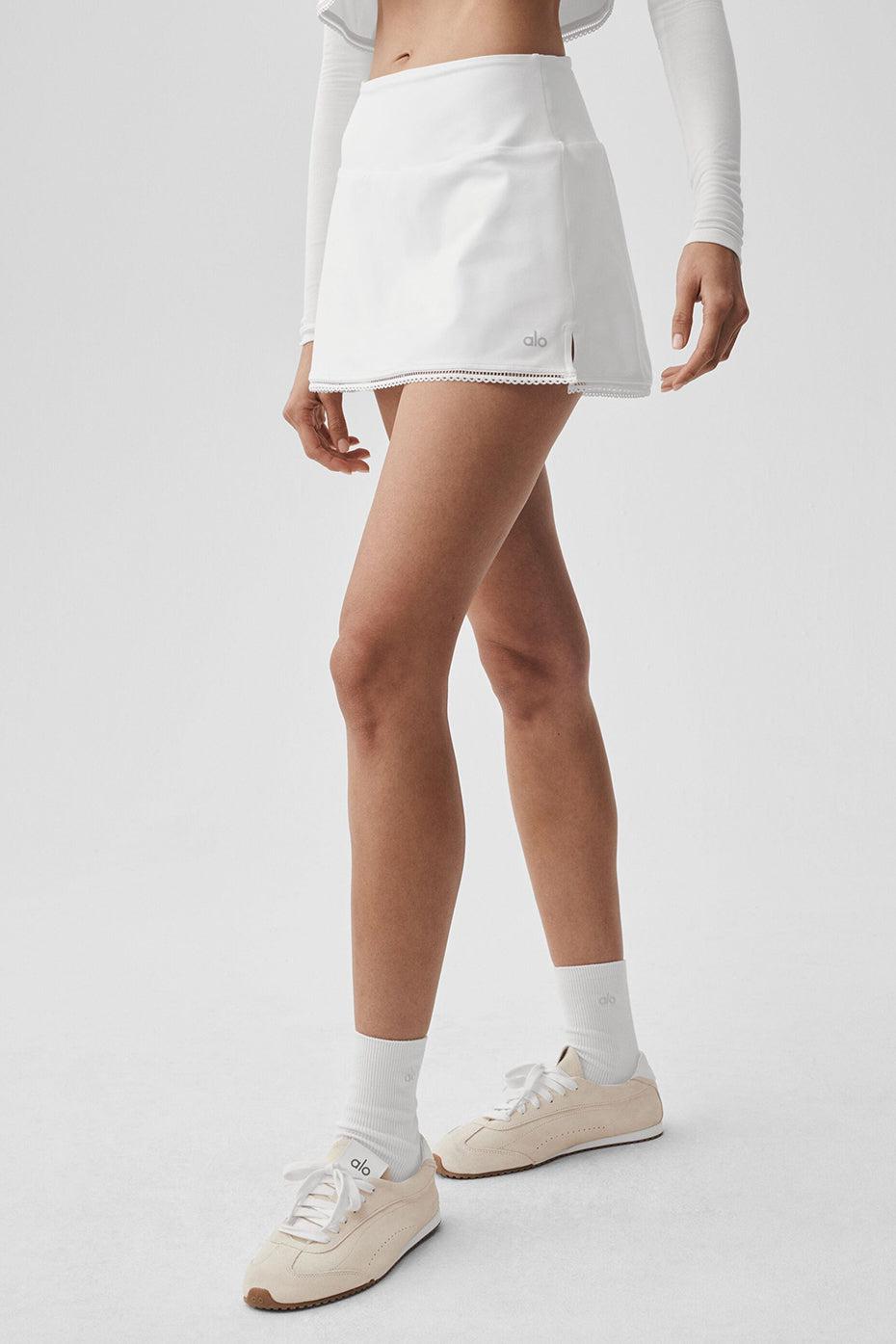 Alosoft Affection Tennis Skirt - White Product Image