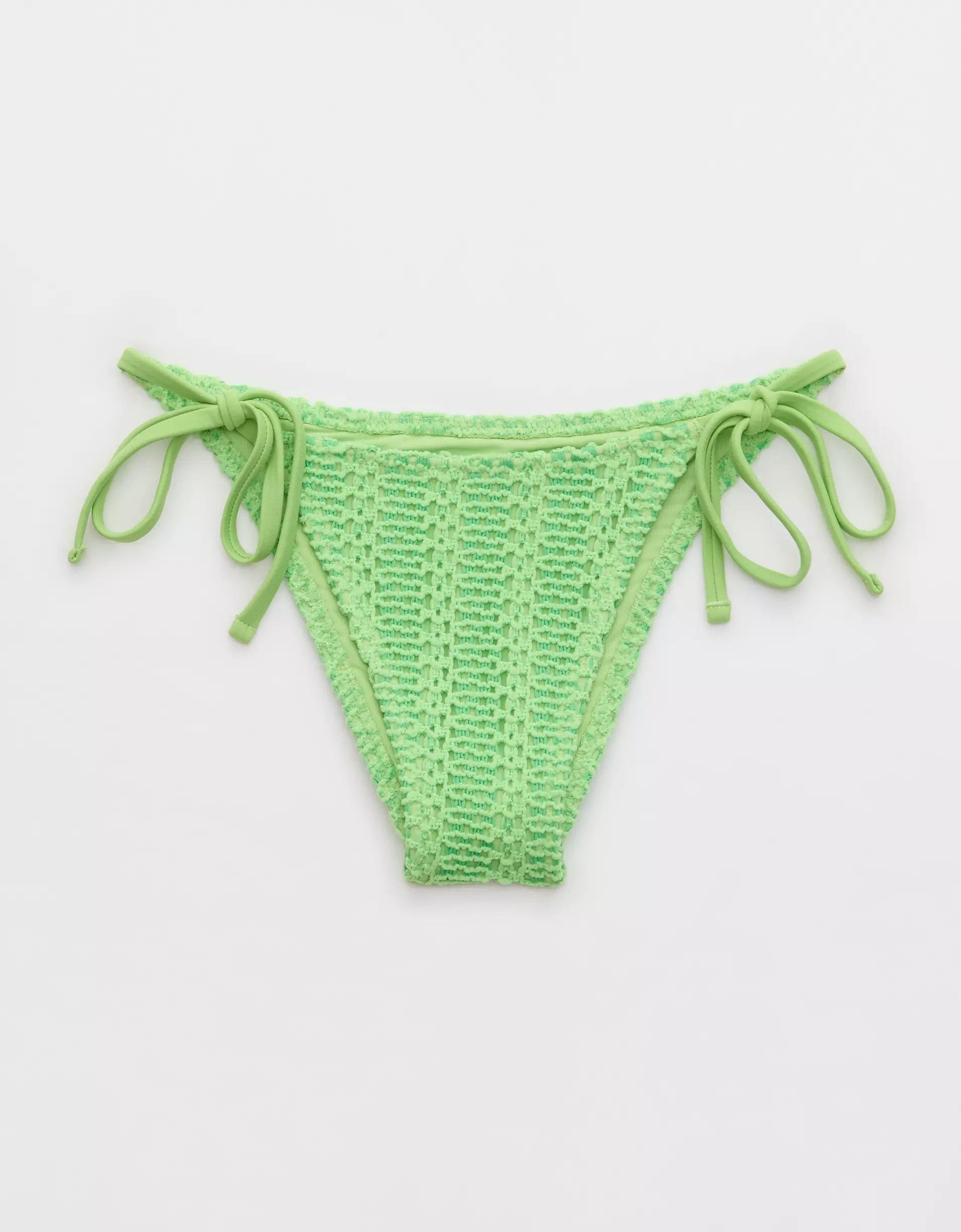 Aerie The Sunbun Cloudweave Crochet Bikini Bottom Product Image