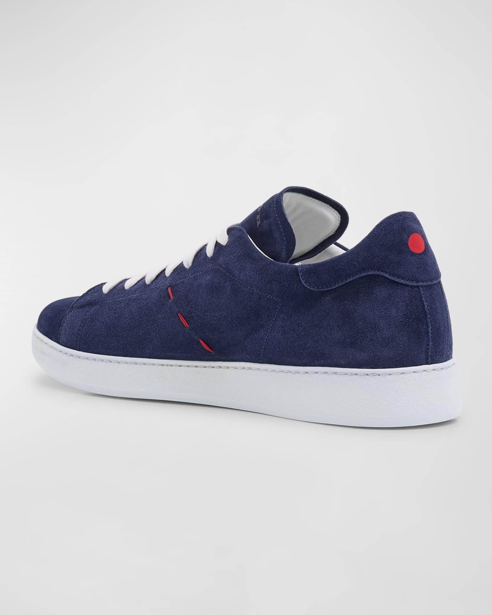 Men's Suede Low-Top Sneakers Product Image