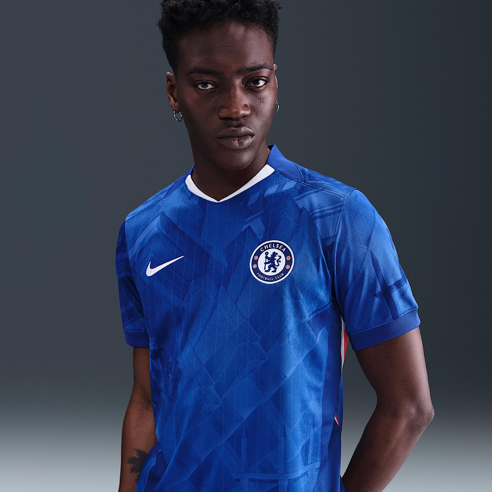 Chelsea FC 2025/26 Stadium Home Nike Mens Dri-FIT Soccer Replica Jersey | HJ4589-496 Product Image