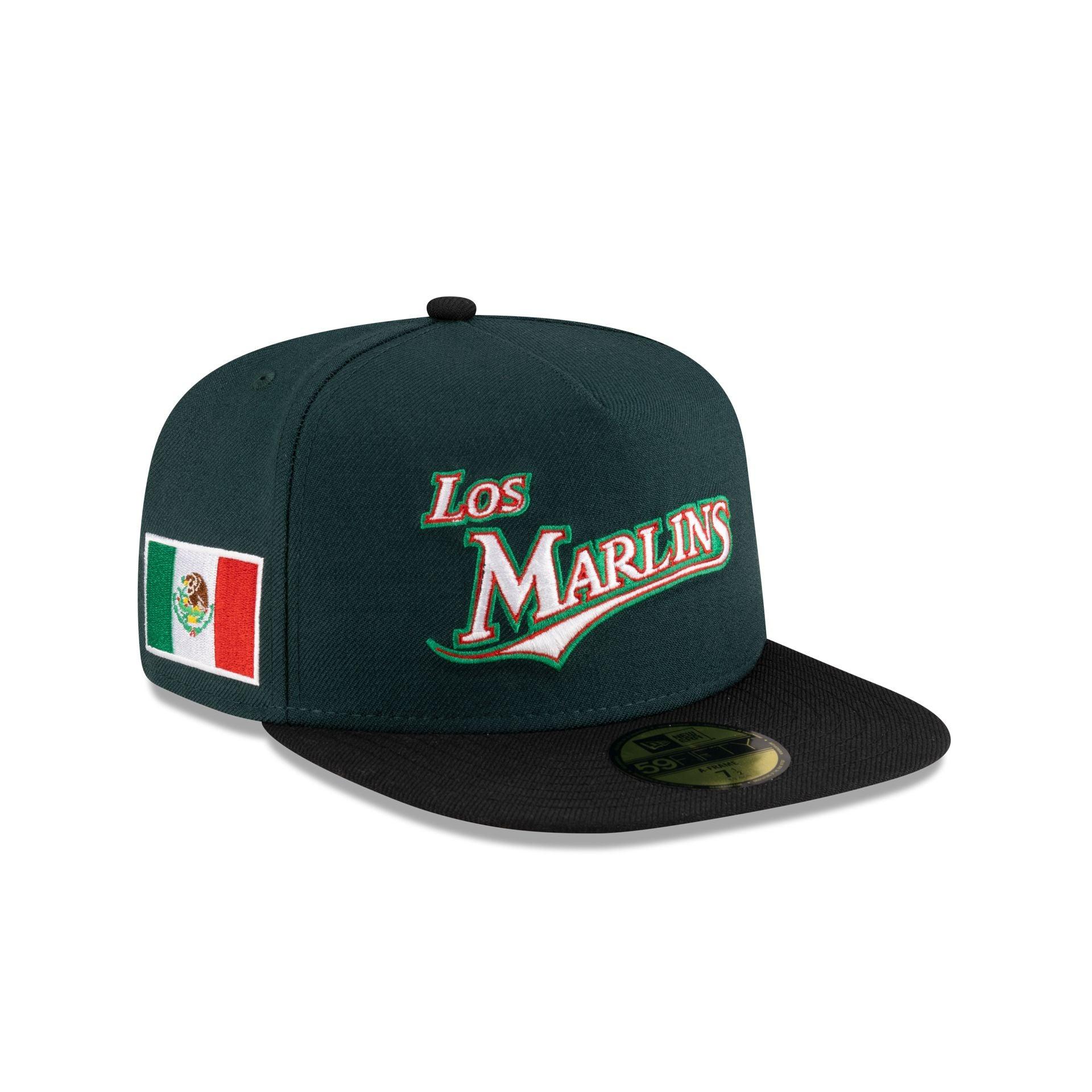 Just Caps Cinco de Mayo Miami Marlins 59FIFTY A-Frame Fitted Hat Male Product Image