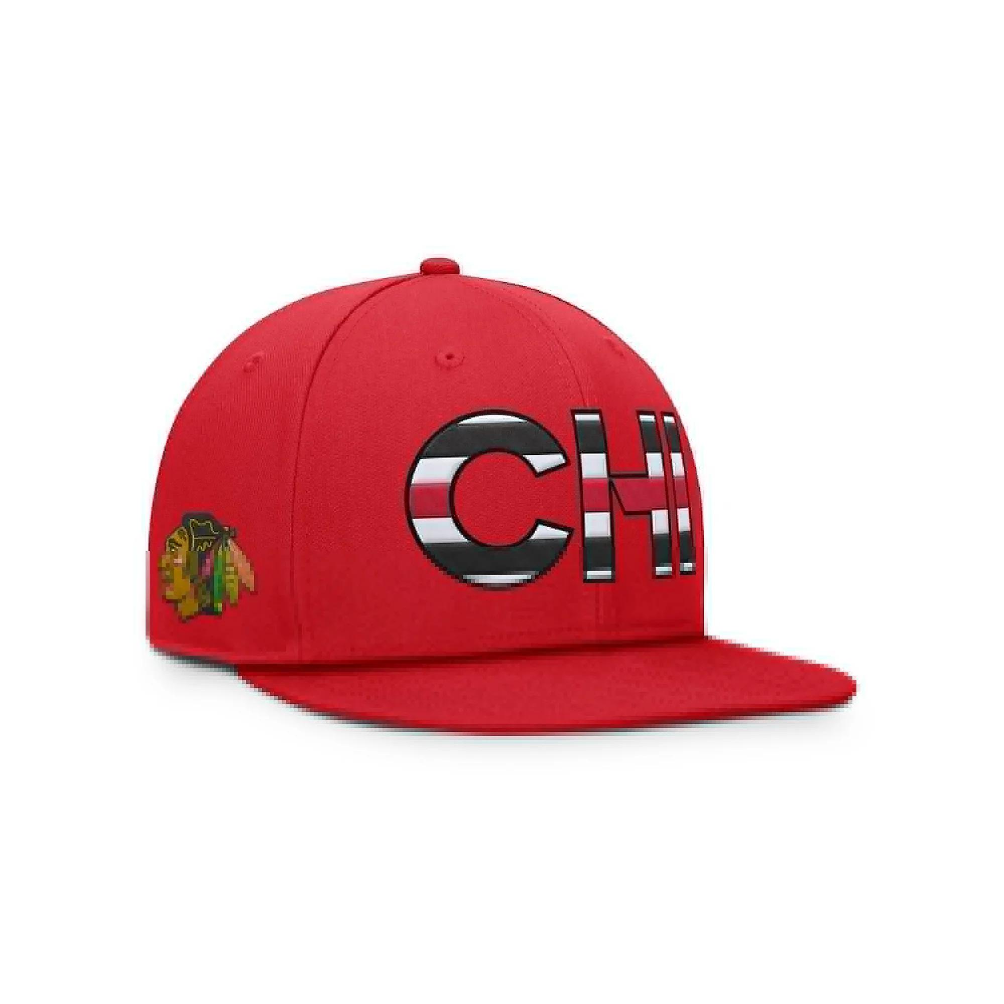Men's Fanatics Red Chicago Blackhawks Authentic Pro Team Rink Snapback Hat Product Image