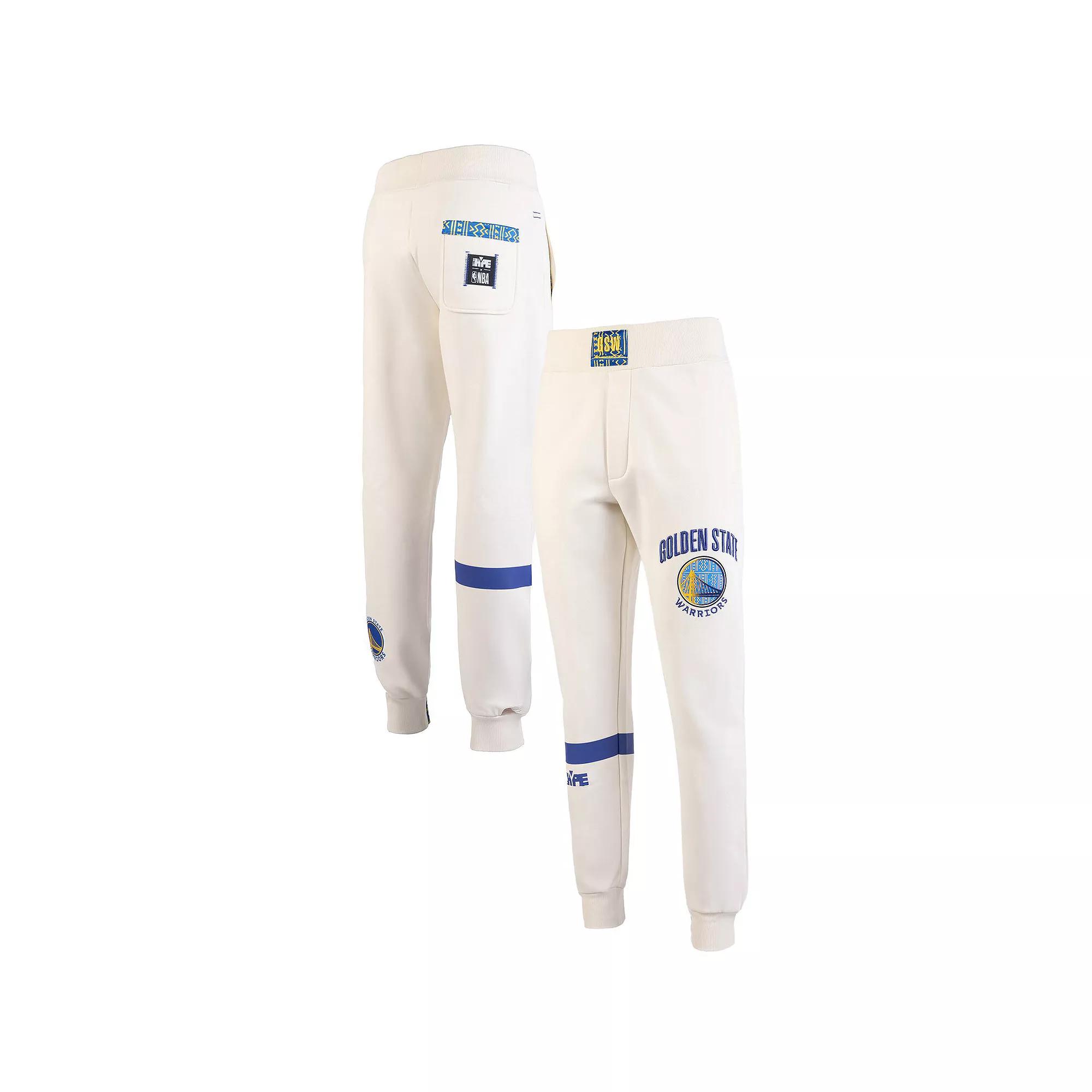 Mens NBA x Two Hype Cream Golden State Warriors Culture & Hoops Collection Premium Jogger Pants Product Image