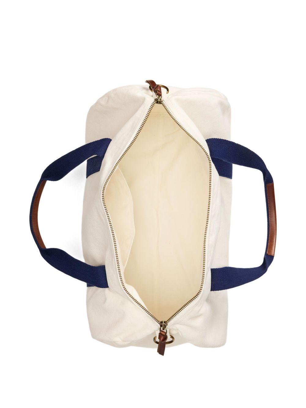 embroidered canvas holdall  Product Image