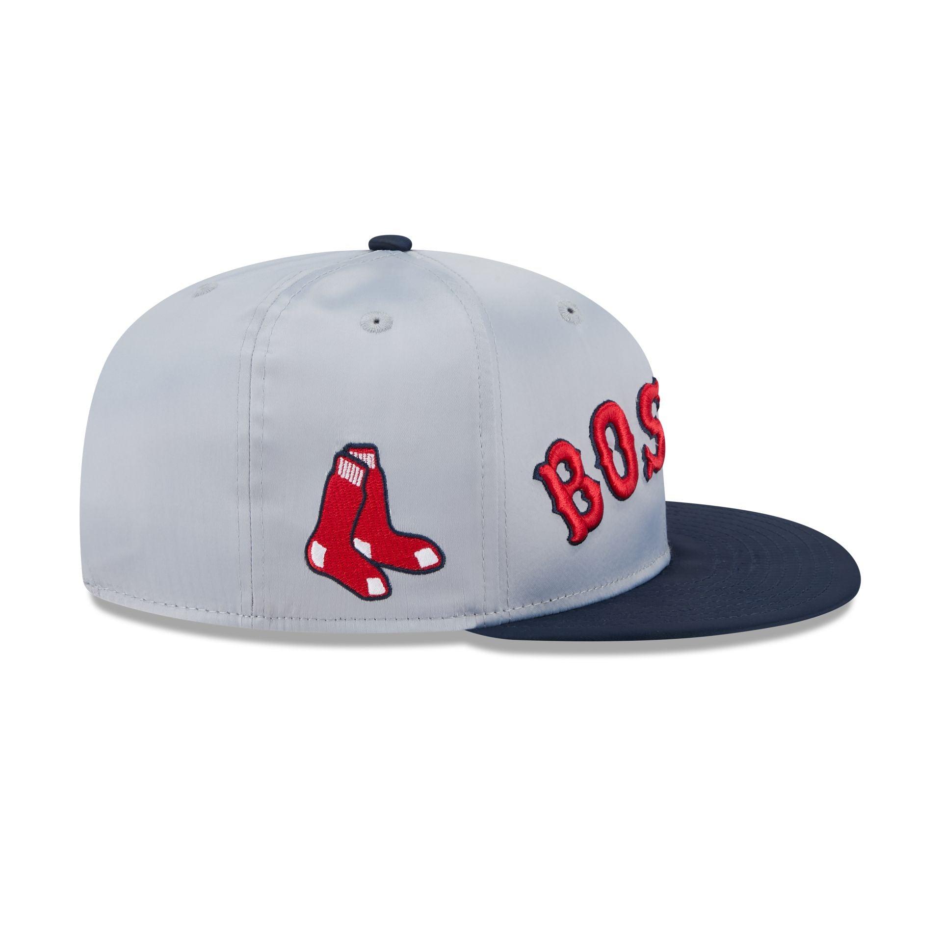 Boston Red Sox Satin Pin 9FIFTY Snapback Hat Male Product Image
