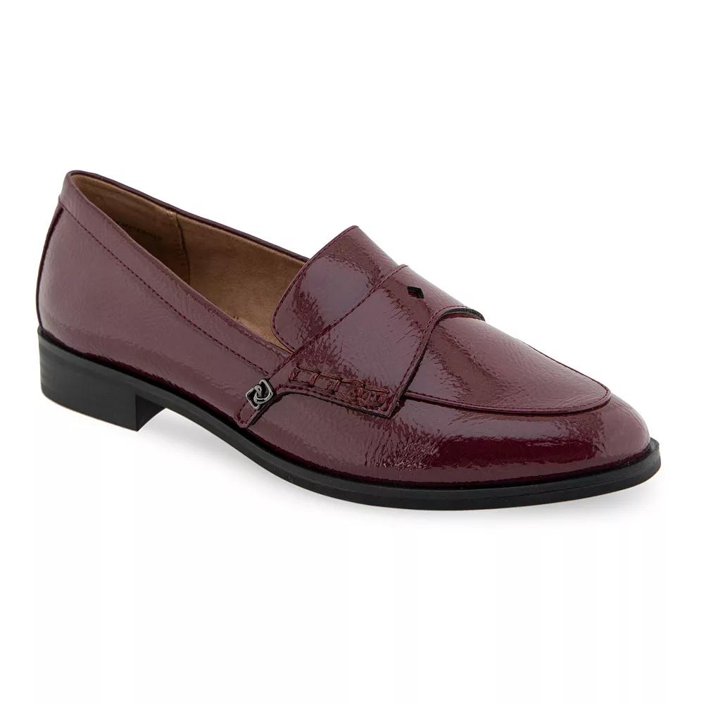 Aerosoles Eira Women's Dress Loafers, Size: 7.5, Red Patent Crinkl Product Image