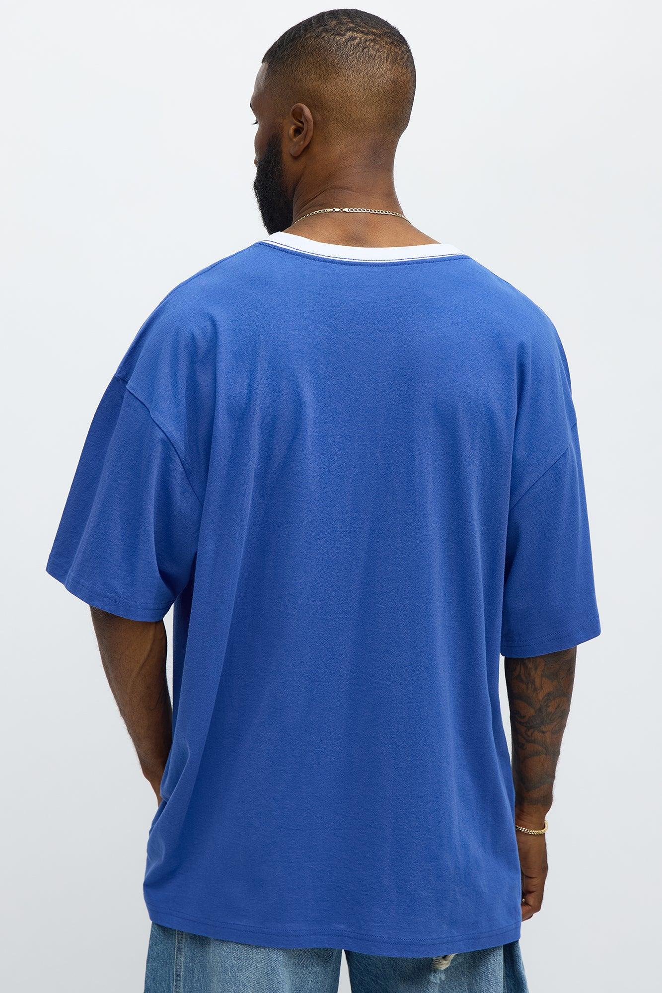 LA Old English Jersey Tee - Blue Male Product Image