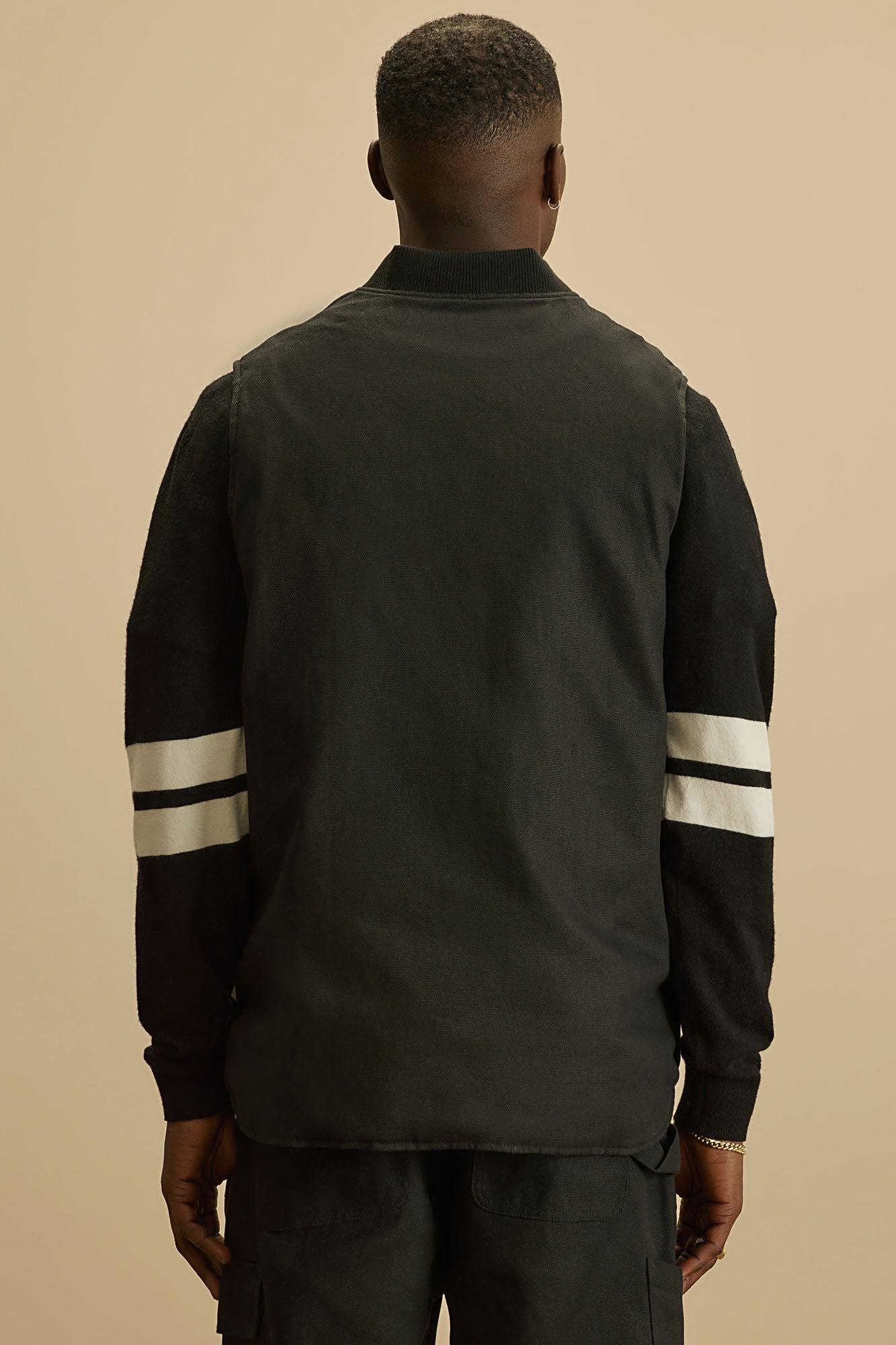 Alexander Utility Canvas Vest - Black Product Image