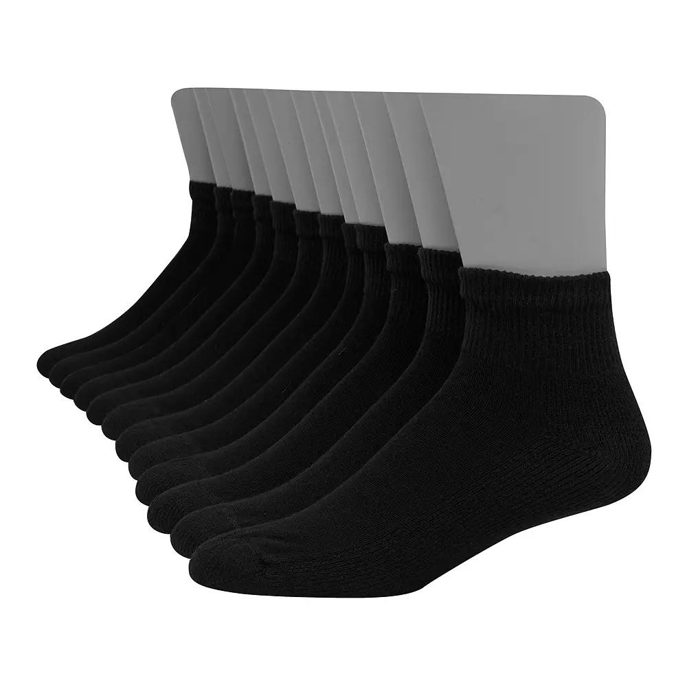 Men's Hanes® 12 Pack Ultimate Soft & Durable Low Cut Socks,  Product Image