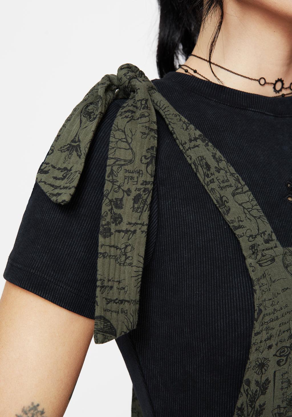 Taddea Cotton Relaxed Tie Detail Jumpsuit Product Image