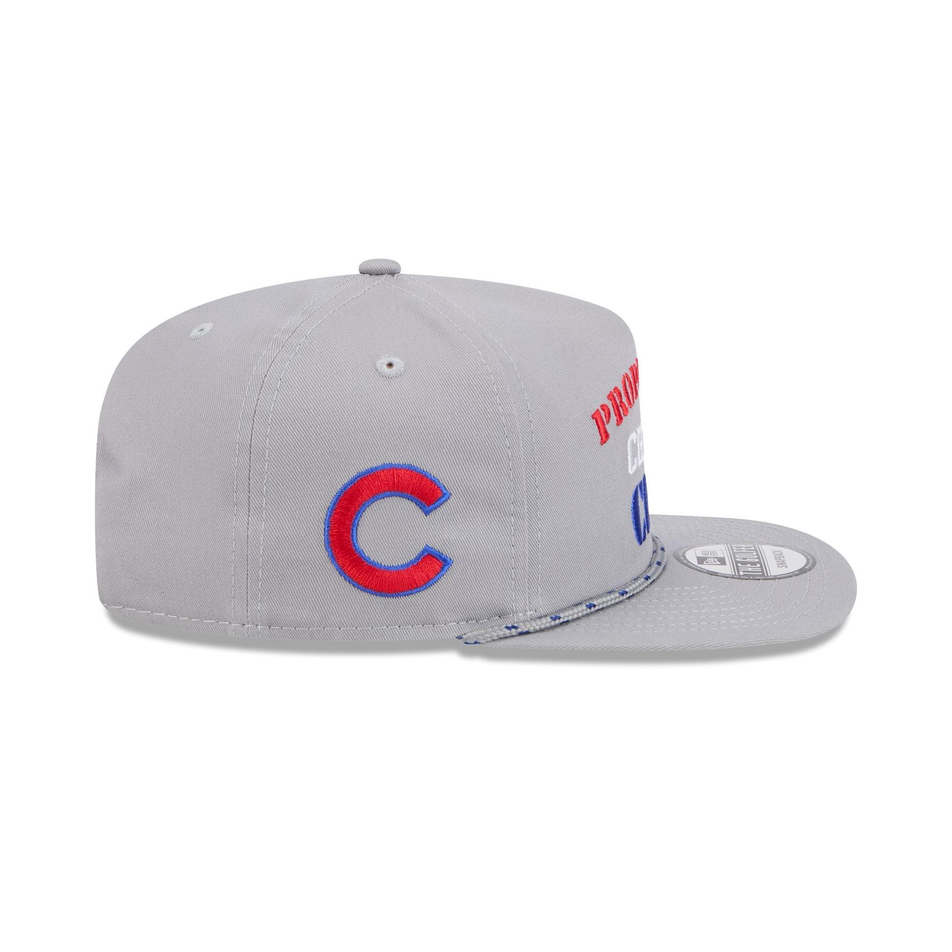 Chicago Cubs Vintage Gray Rope Golfer Hat Male Product Image