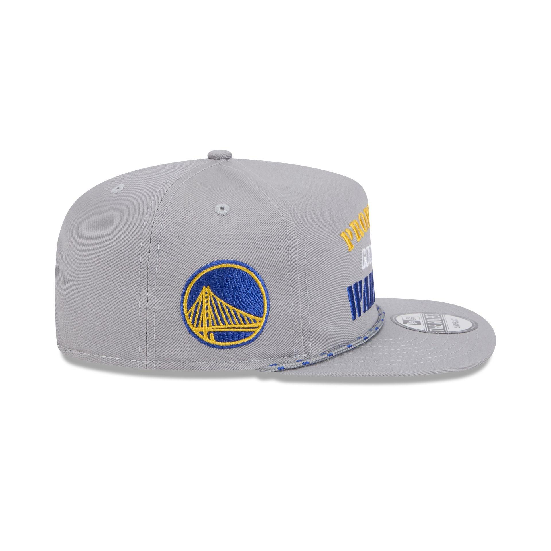Golden State Warriors Vintage Gray Rope Golfer Hat Male Product Image