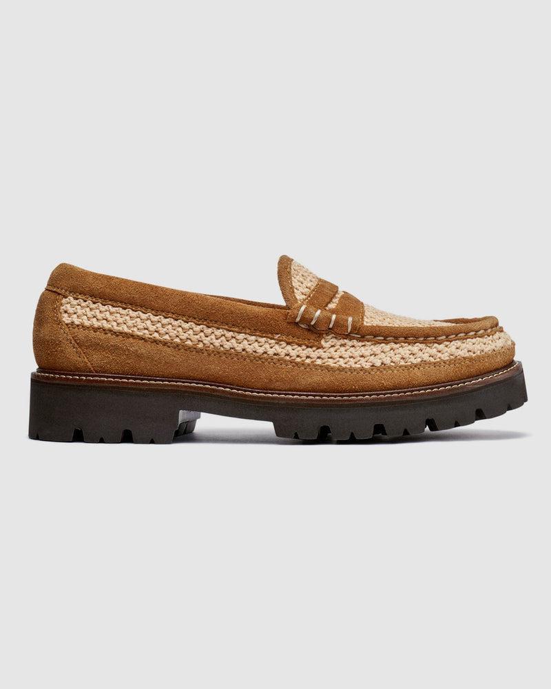 G.H. BASS x Corridor Larson Raffia Loafer Product Image