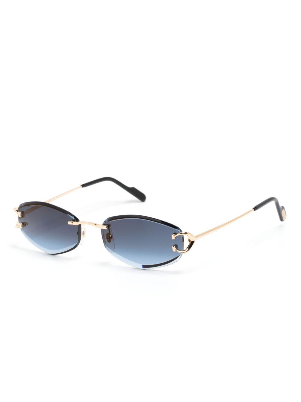 Signature C oval-frame sunglasses Product Image