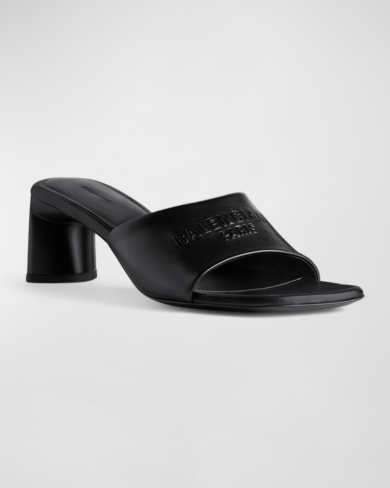 Dutyfree Leather Logo Mule Sandals Product Image