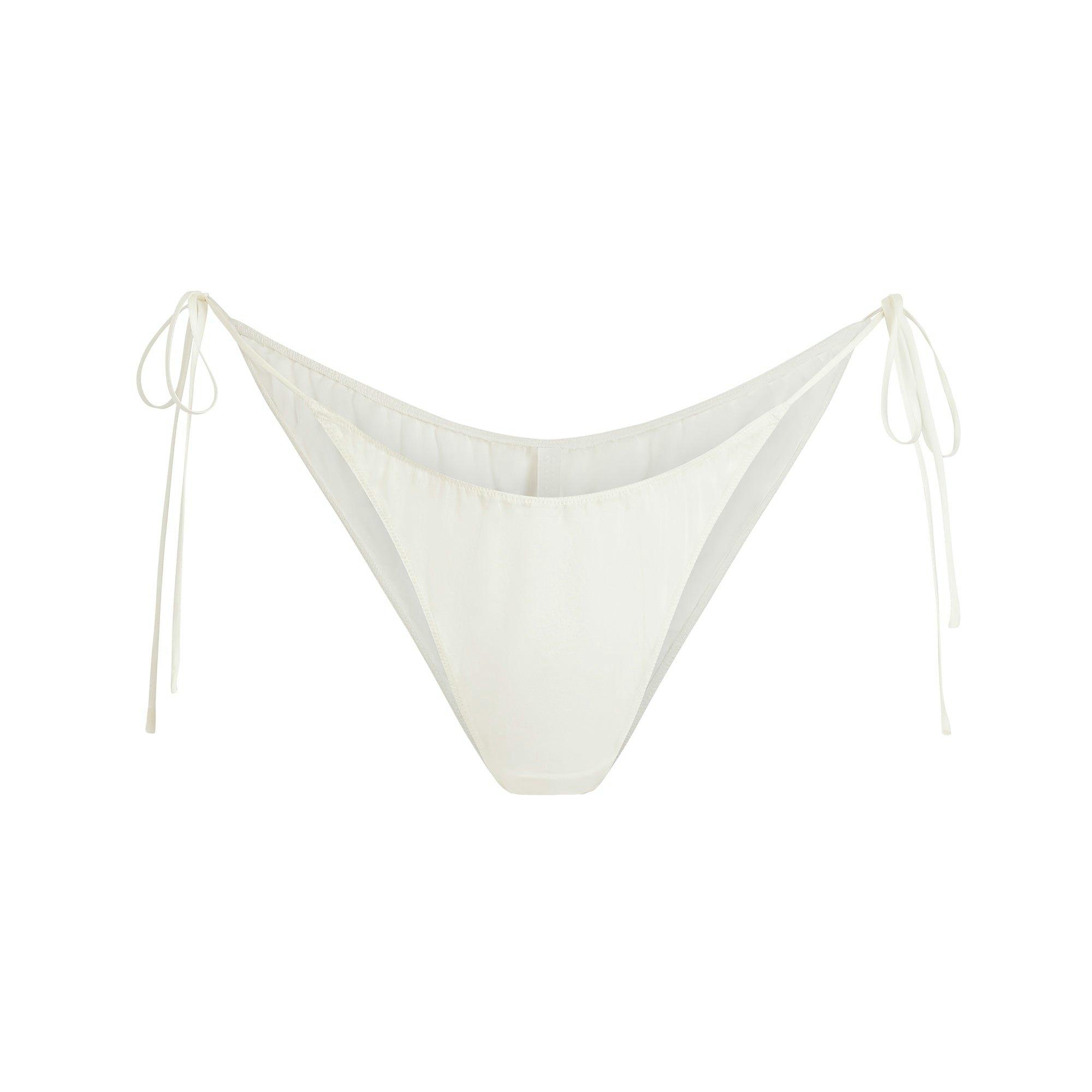 SKIMS ROMANCE TIE SIDE BIKINI | IVORY Product Image