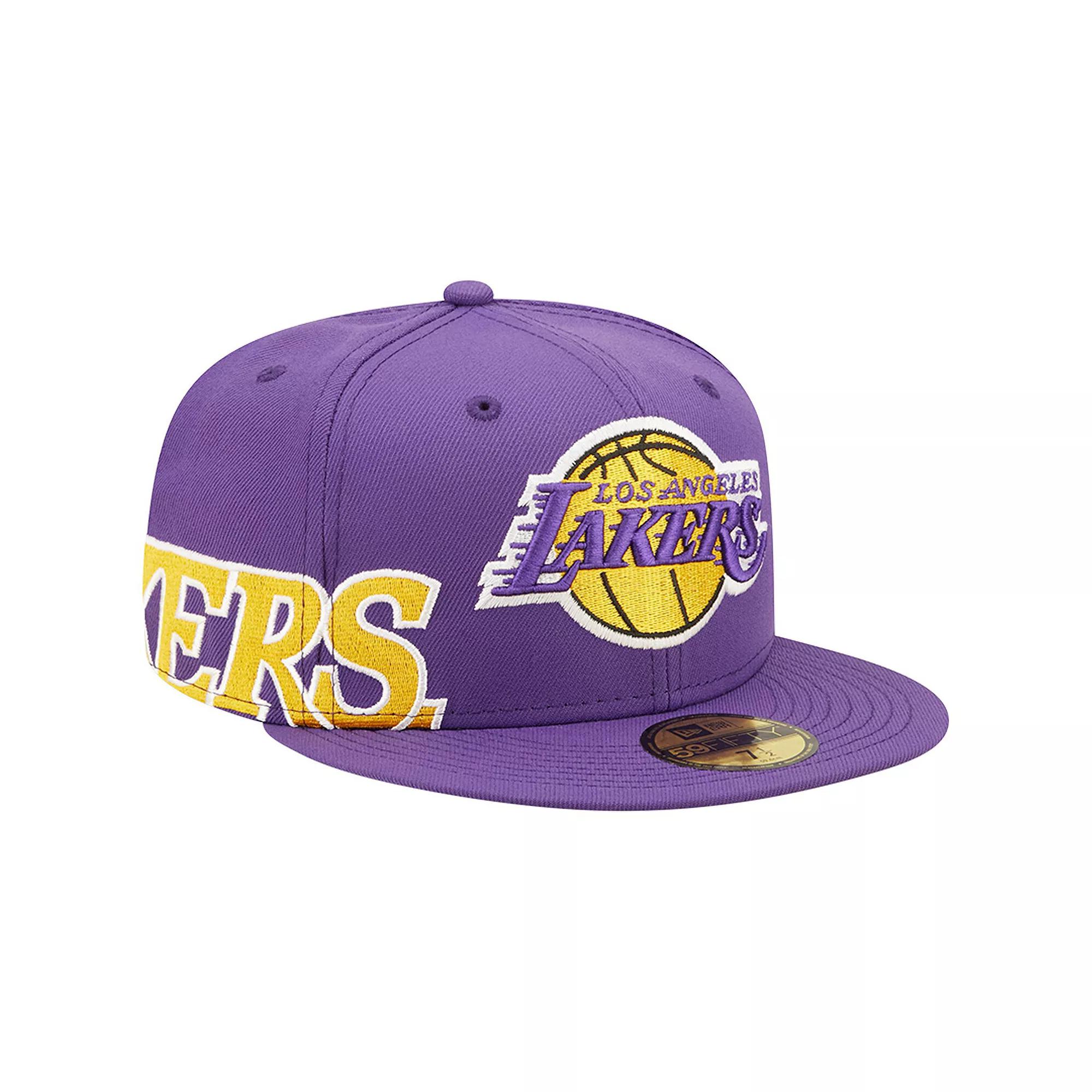 Mens New Era Los Angeles Lakers Side Split 59FIFTY Fitted Hat Product Image