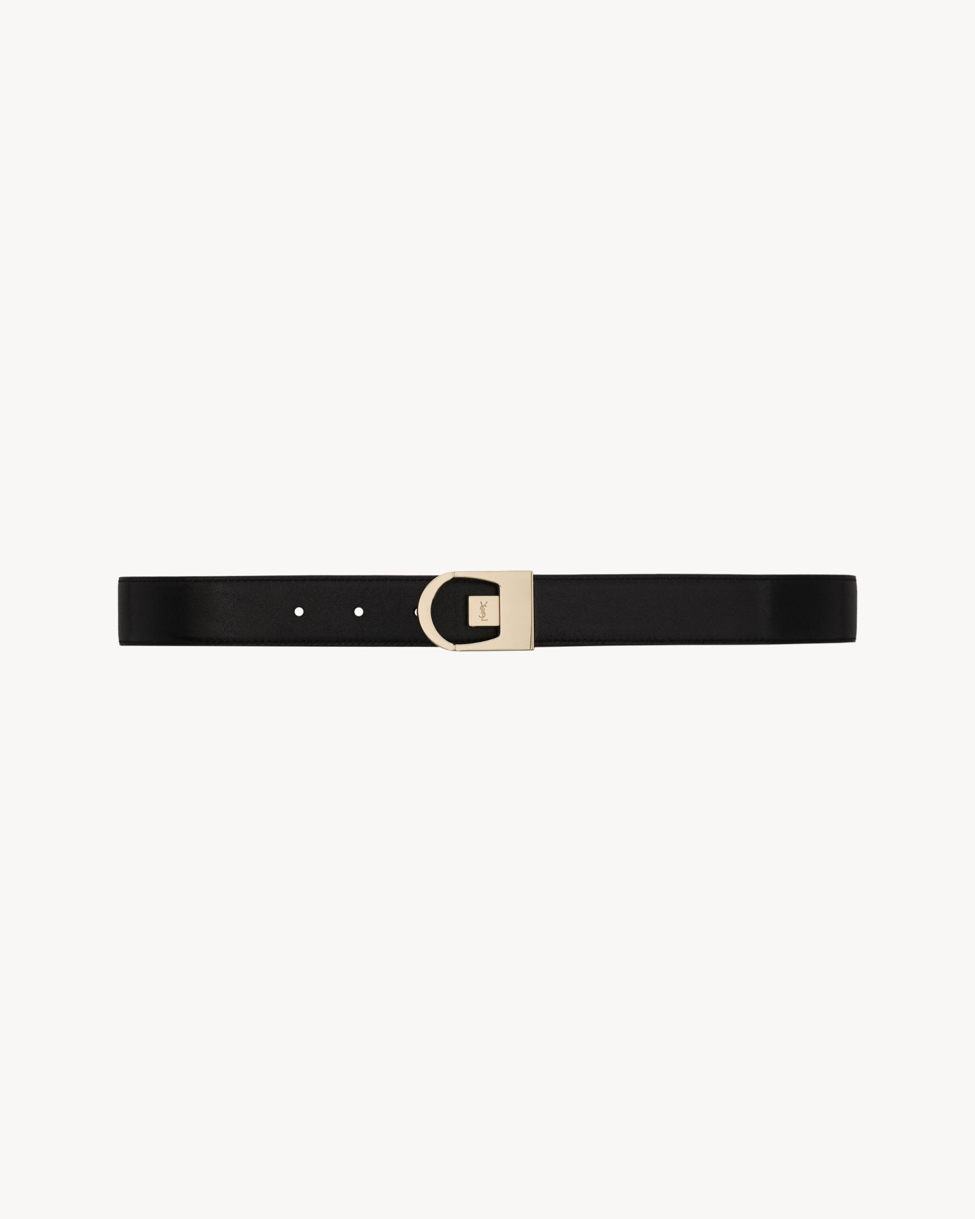 reversible belt in smooth leather Product Image