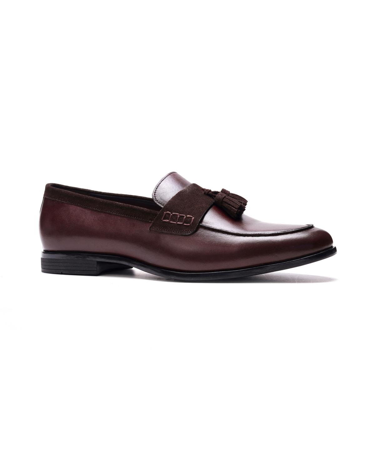 Men's Pantofola Gomma Rafia TV Suede Loafers Product Image