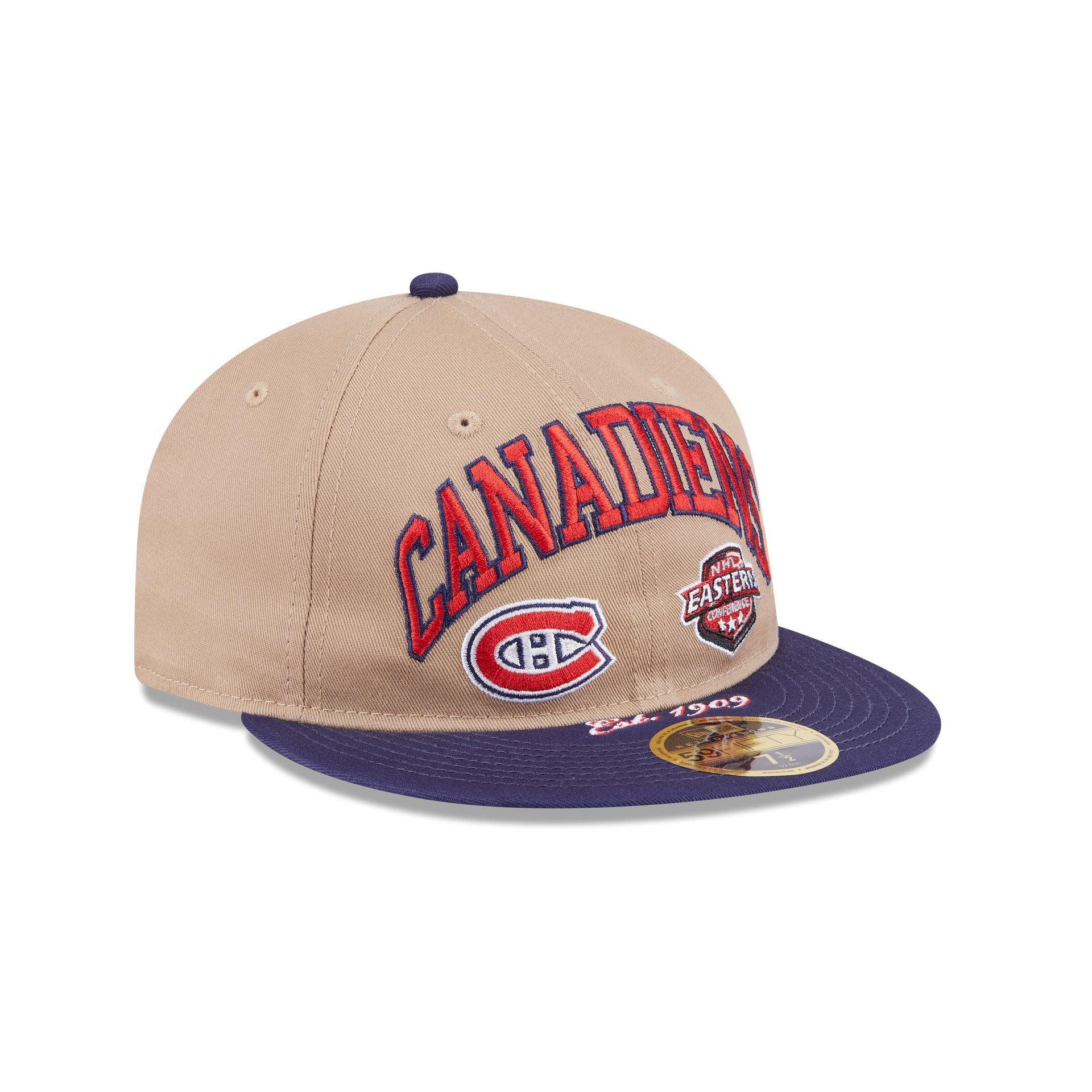 Montreal Canadiens Camel Retro Crown 59FIFTY Fitted Hat Male Product Image