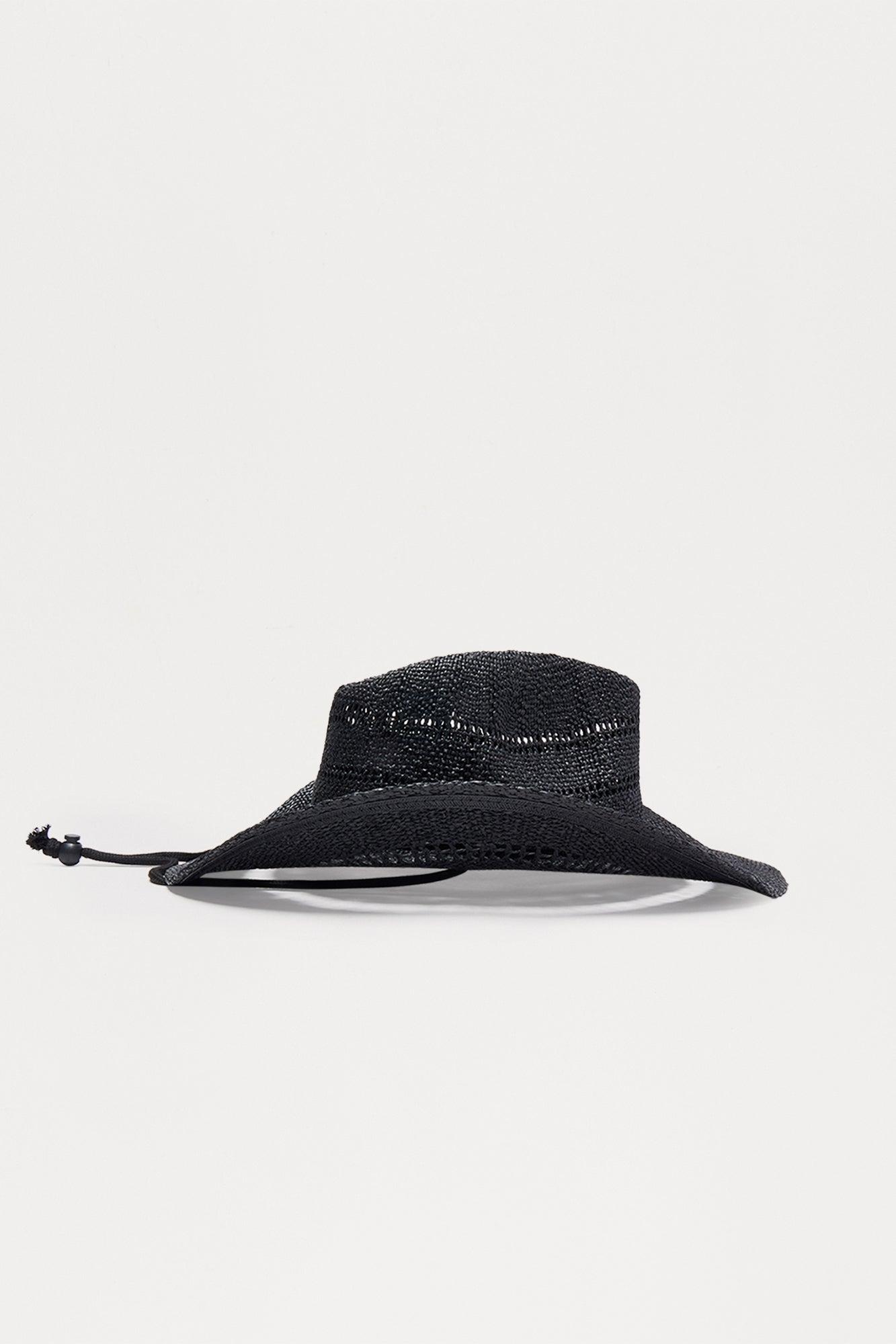 Boat Day Cowboy Hat - Black Female Product Image