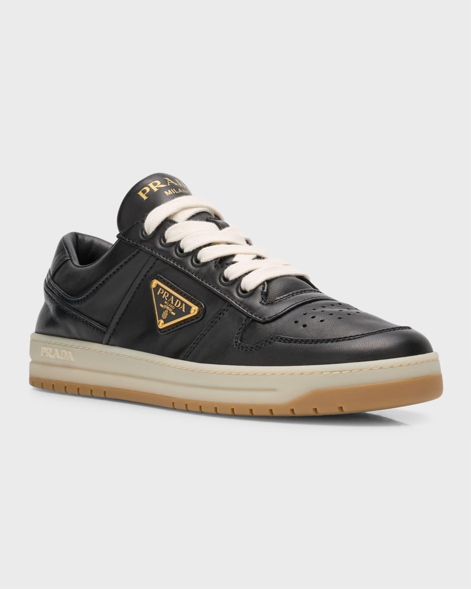 Leather Low-Top Sneakers Product Image
