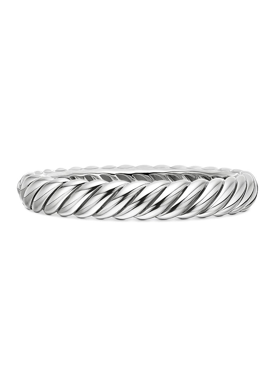 Womens Sculpted Cable Bracelet Product Image