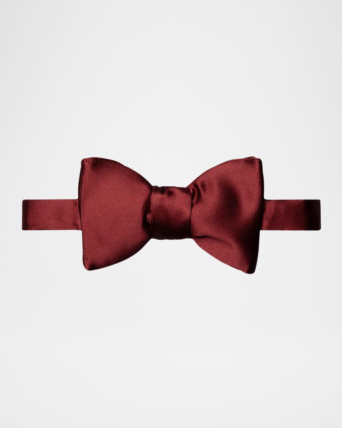 Mens Satin Self-Tied Bow Tie Product Image