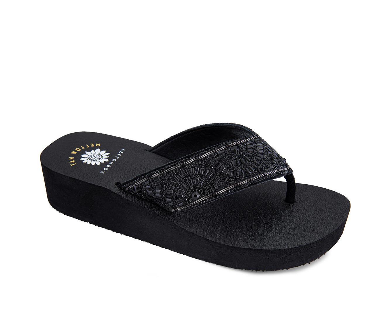 Women's Yellow Box Laina Wedge Flip-Flops Product Image