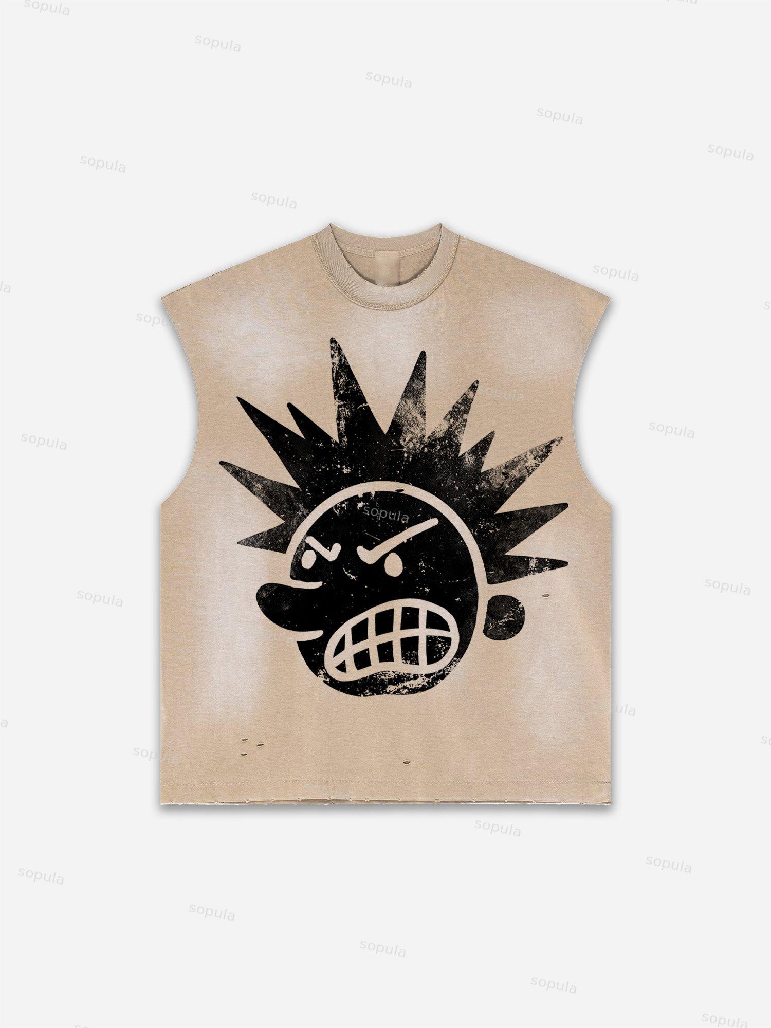 Men's Washed Boxer Boys Graphic Print Tank Top Product Image