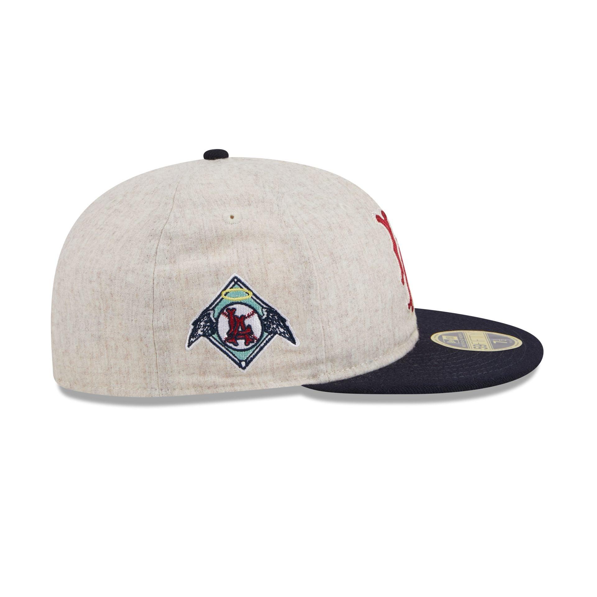 Los Angeles Angels Melton Wool Retro Crown 59FIFTY Fitted Hat Male Product Image